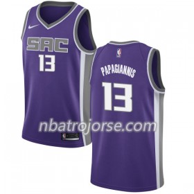Män Sacramento Kings Tröja Georgios Papagiannis 13 Nike 2017-18 Lila Swingman